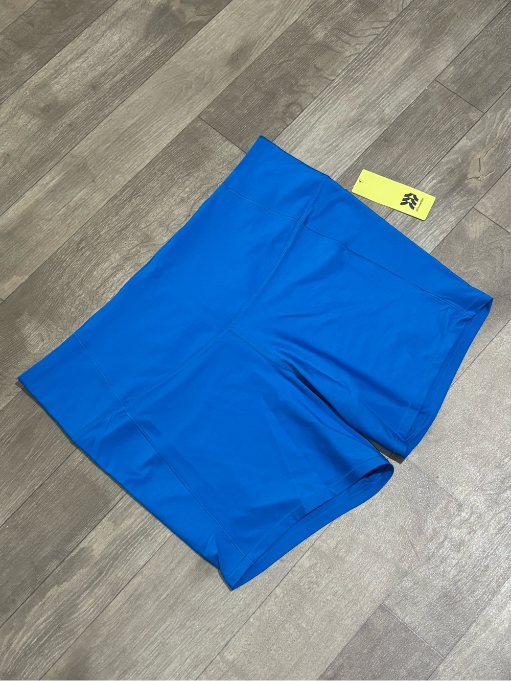 All In Motion Women's High-Rise Bike Shorts With Pockets Blue Size 2X - Picture 3 of 14